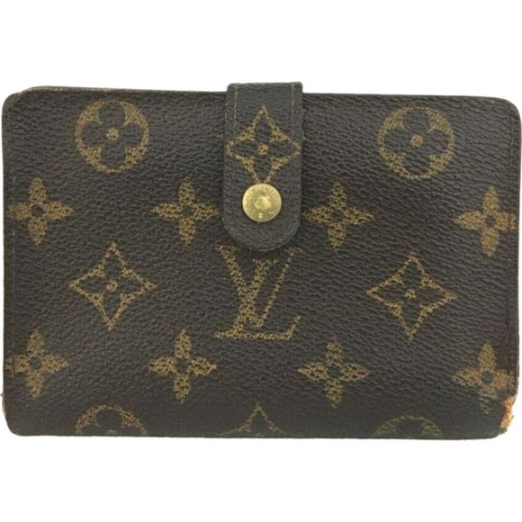 252121U Louis Vuitton Wallet Porte Monnaie Billets Viennois Brown Monogram - Picture 1 of 9
